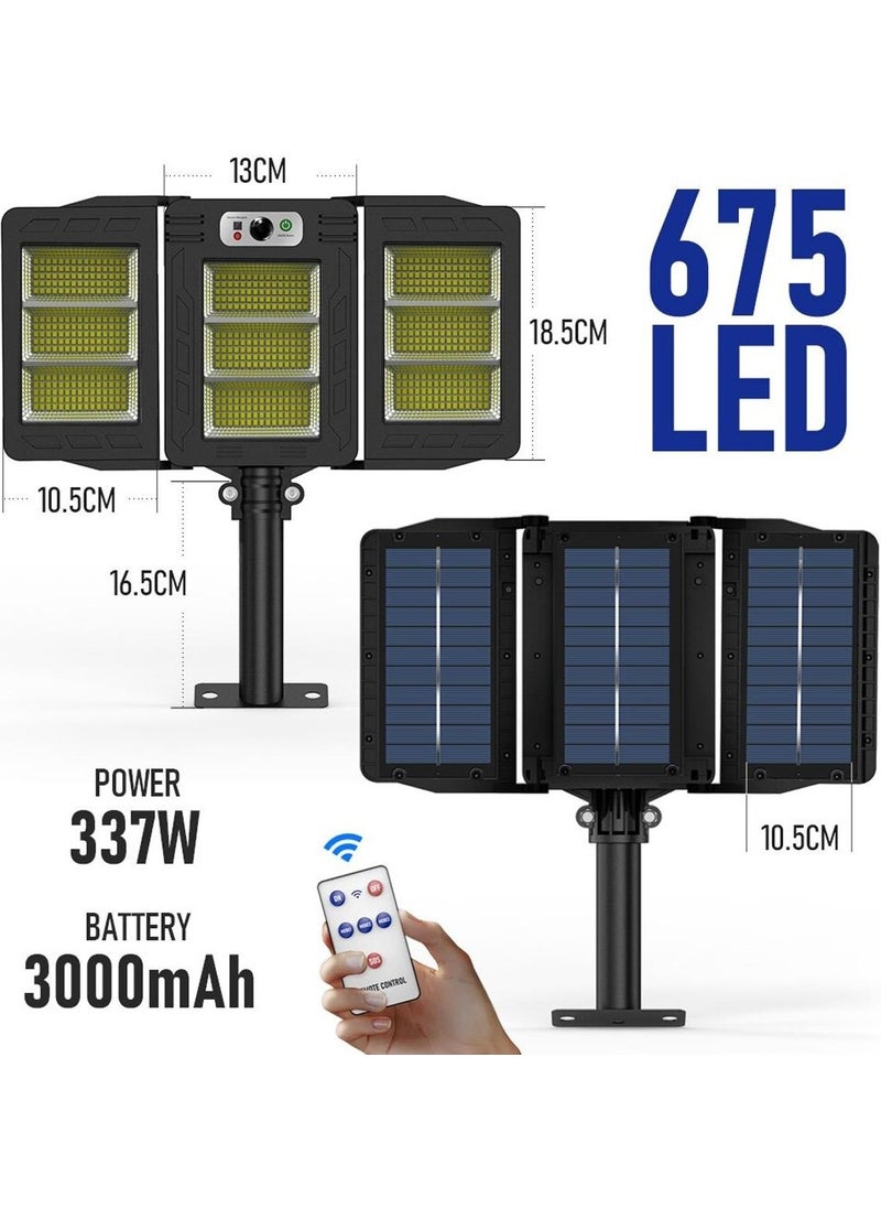 Technosmart Trendpoint 675LEDLI Solar Garden Lighting Projector Street Lamp Solar Powered with Motion Sensor 