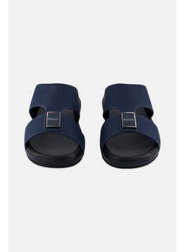Algspar Men Slip On Arabic Sandals, Black  - Image 4