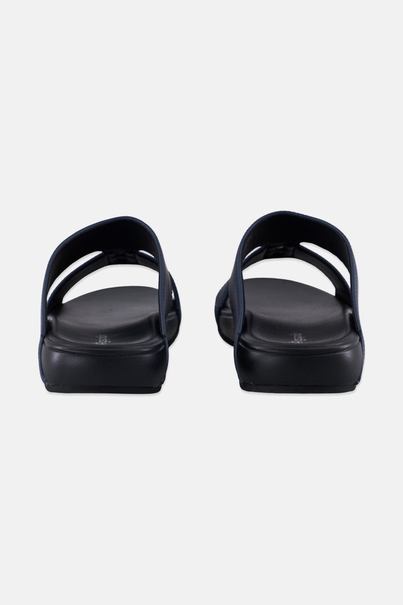 Algspar Men Slip On Arabic Sandals, Black - Image 2