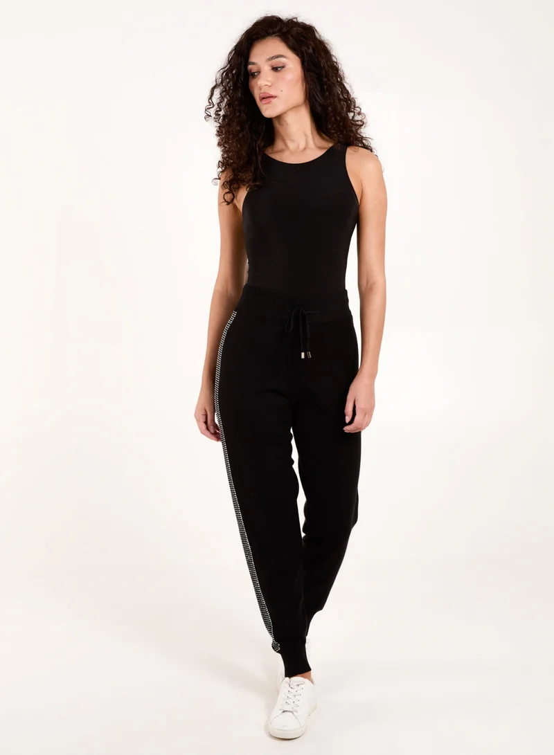 بلو فانيلا Leggings With Silver Studs