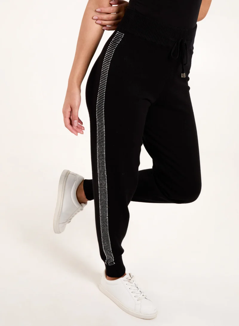 بلو فانيلا Leggings With Silver Studs