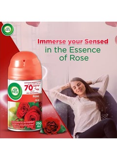 Air Wick Air Freshener Freshmatic Auto Spray Refill, Rose, 250Ml, Pack of 3  - Image 3