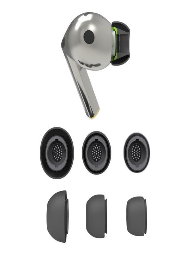 Wiki VALLEY Ear Tips for Galaxy Buds 3 Pro Eartips Earbud(2024),3Pairs Silicone Replacement Eartips with Dust Shield Compatible with Samsung Galaxy Buds 3 Pro SM-R630N,Fits Charging Case-S/M/L - Image 1