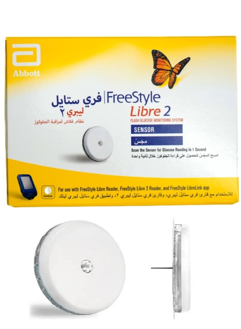 FreeStyle Libre 2 Flash Glucose Monitoring System Sensor Kit (6 Pieces)