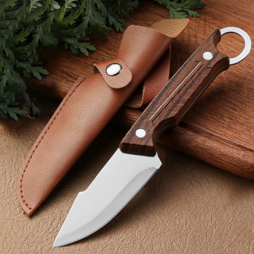 KniForia Utility Knife with ABS Handle & Protective Sheath | Compact Stainless Steel Blade for Kitchen Prep, Outdoor Tasks & Everyday Utility Ergonomic Grip Durable Build Portable for Home & Travel - Image 1