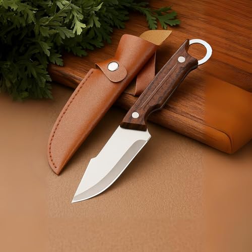 KniForia Utility Knife with ABS Handle & Protective Sheath | Compact Stainless Steel Blade for Kitchen Prep, Outdoor Tasks & Everyday Utility Ergonomic Grip Durable Build Portable for Home & Travel - Image 5