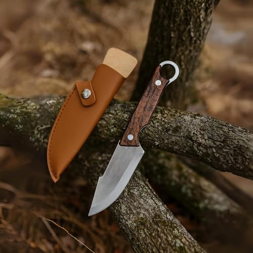 KniForia Utility Knife with ABS Handle & Protective Sheath | Compact Stainless Steel Blade for Kitchen Prep, Outdoor Tasks & Everyday Utility Ergonomic Grip Durable Build Portable for Home & Travel - Image 3
