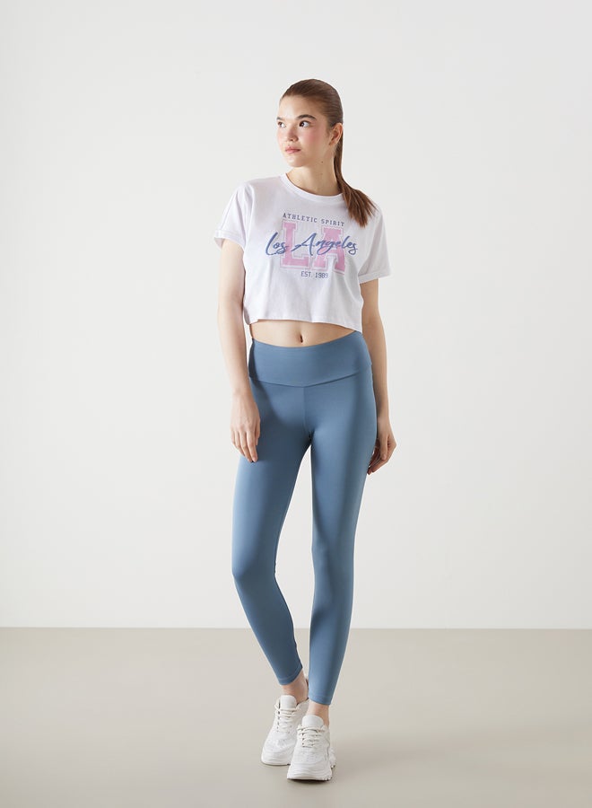 LC WAIKIKI Women's Elastic Waist Sport Leggings  - Image 1