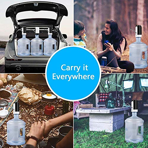 Shopper52 shopper 52.com USB Rechargeable Automatic Water Dispenser Pump for 20 L Bottle - Image 3
