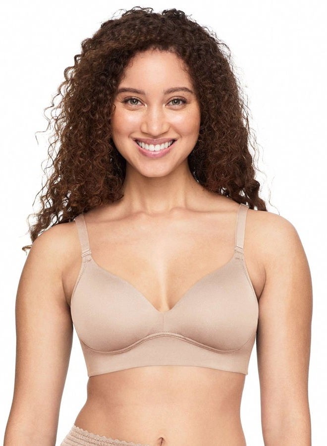 Warner's Women's Benefits Allover-Smoothing Bliss Wireless Lightly Lined Convertible Comfort Bra Rm1011w, Toasted Almond, 36C - Image 1