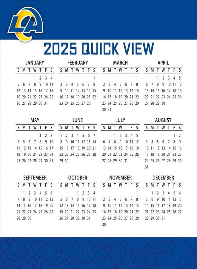 Turner Licensing Turner Sports Los Angeles Rams 2025 Box Calendar (25998053045) - Image 4