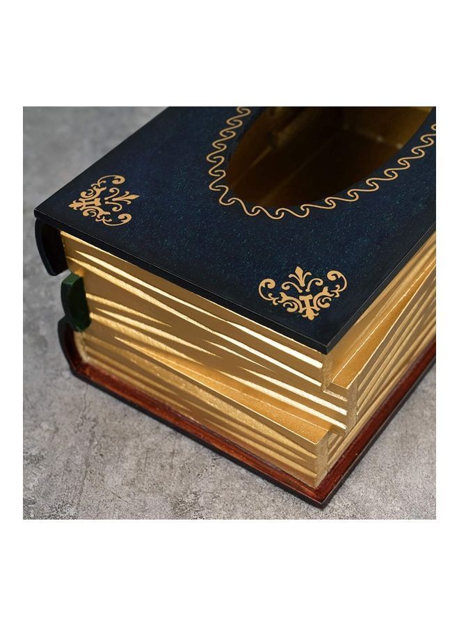 نيبمينينت حامل مناديل مائدة بتصميم كتاب كلاسيكي متعدد الألوان 25.5x14.5x10سم - Image 4