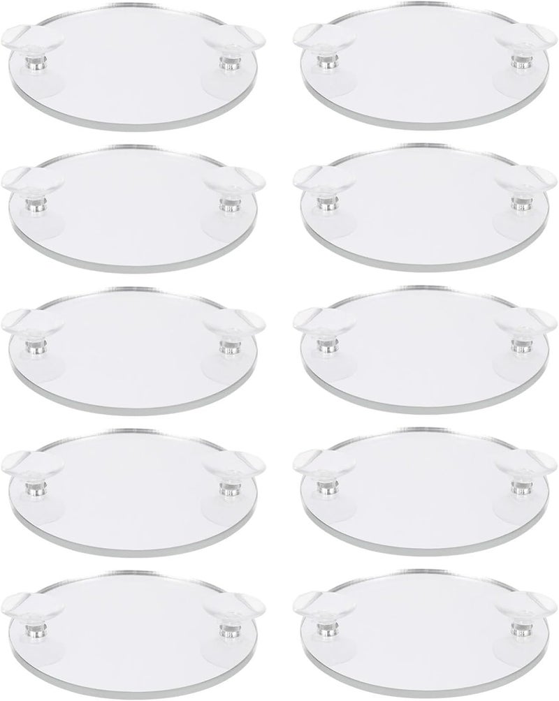 10pcs Betta Tank Mirror Cup Fish Tank Decor for Betta Fish Training High-Class Compact Design for Aquariums and Decorative Ornaments - Image 1