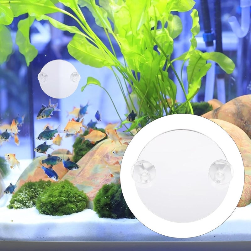 10pcs Betta Tank Mirror Cup Fish Tank Decor for Betta Fish Training High-Class Compact Design for Aquariums and Decorative Ornaments - Image 3