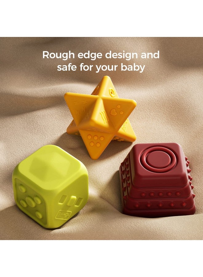 TUMAMA Baby Sensory Ball Set,Soft Textured Squeeze Balls Montessori Toys Easter Egg for Babies Toddlers 3-12 Months,8 Pack - Image 5
