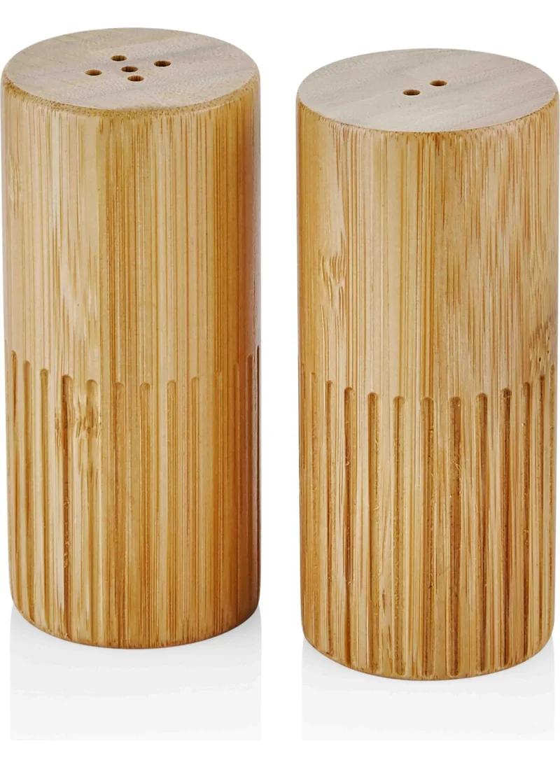 The Mia Natura Bamboo Salt and Pepper Shakers Set of 2