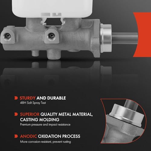 A-Premium Brake Master Cylinder with Reservoir and Cap Compatible with Ford and Mercury Vehicles - For Explorer & Mountaineer 2006-2010, Explorer Sport Trac 2007-2010 - Replaces 6L2Z2140B - Image 2