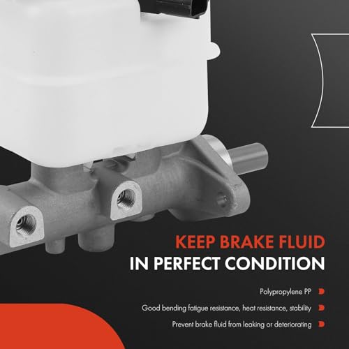 A-Premium Brake Master Cylinder with Reservoir and Cap Compatible with Ford and Mercury Vehicles - For Explorer & Mountaineer 2006-2010, Explorer Sport Trac 2007-2010 - Replaces 6L2Z2140B - Image 3