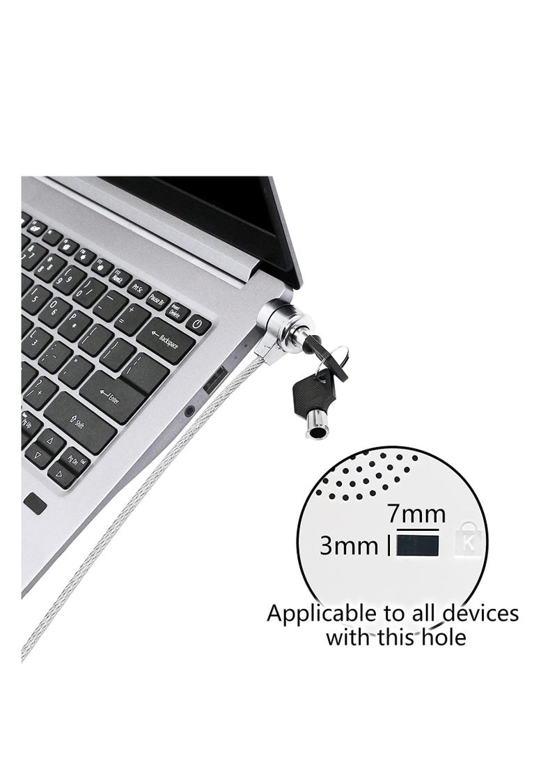 NTECH Notebook Laptop Combination Lock Security Cables 1.5M Security Cable Computer Laptop Notebook Locks Office Dormitory Meeting Study Room Security Lock - Image 4
