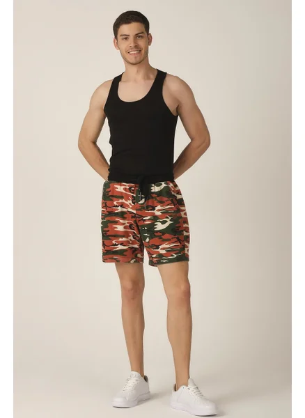 الكسندر جاردي Camouflage Pattern Shorts (E21-50300)