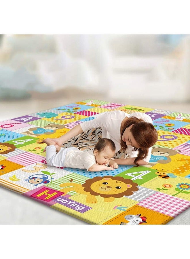 Beauenty Baby Play Mat with Carry Bag | 200x180x1 CM | Waterproof, Reversible Soft Floor Mat for Infants & Toddlers | Activity Playmats for Babies, Foam Baby Mat for Floor, Indoor Outdoor Use - Image 1