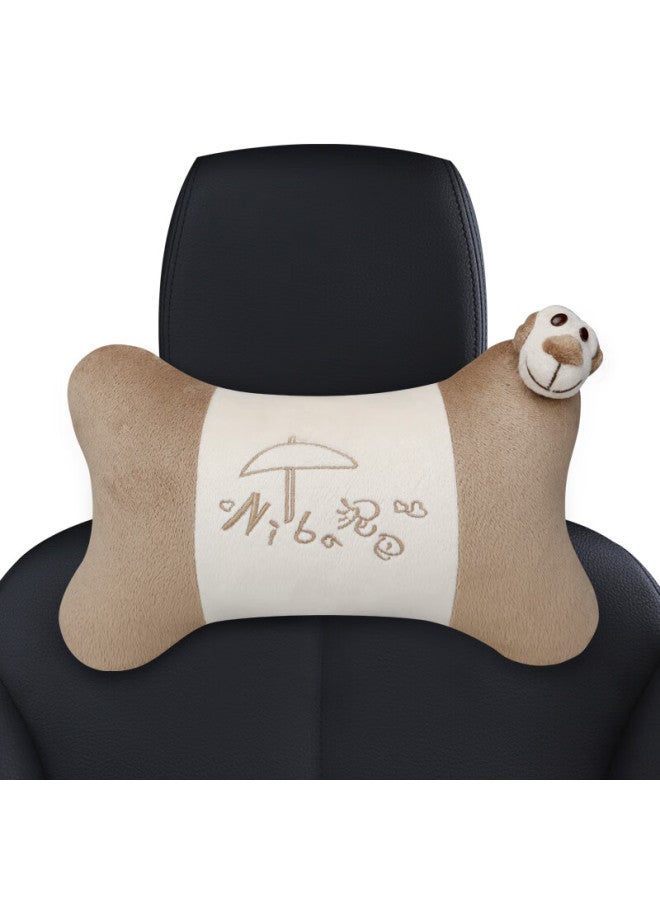 Icaroom Car Headrest Neck Pillow, Hollow Cotton Car Cushion, Cartoon Car Bone Pillow, Nb-103kt - Image 1