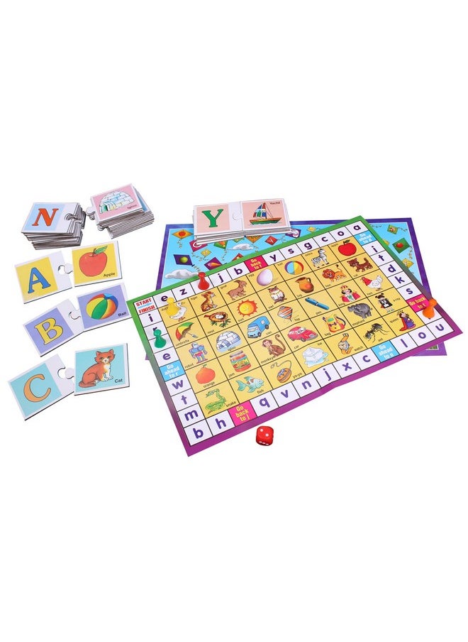Creative's Creative's Alphabet Fun 3 in 1 | Alphabet Learning Puzzles | Match Up Puzzles, Alphabet Race, Alphabet Kites | Educational Game for Children | Puzzles & Board Game | Ages 3 & Up  - Image 3