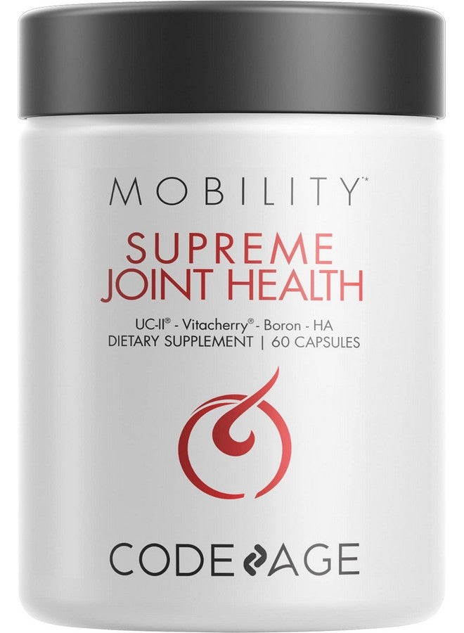 Codeage Supreme Joint Health Ucii Collagen Capsules Type Ii Vitacherry Sport Cherries Boron Calcium Fructoborate Hyaluronic Acid Turmeric Bromelain & Boswellia Supplement Nongmo 60 Count - Image 1