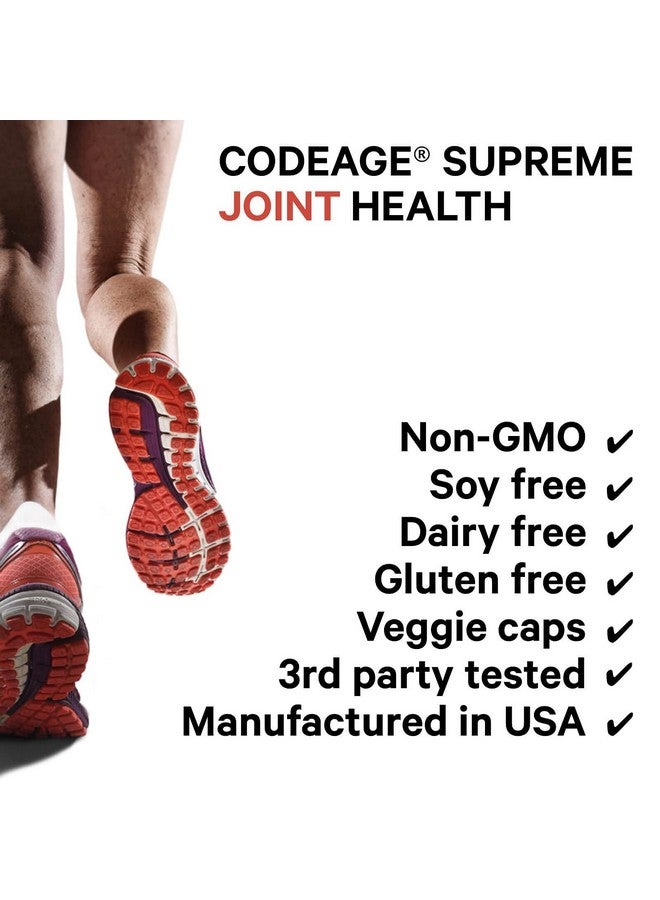 Codeage Supreme Joint Health Ucii Collagen Capsules Type Ii Vitacherry Sport Cherries Boron Calcium Fructoborate Hyaluronic Acid Turmeric Bromelain & Boswellia Supplement Nongmo 60 Count - Image 5