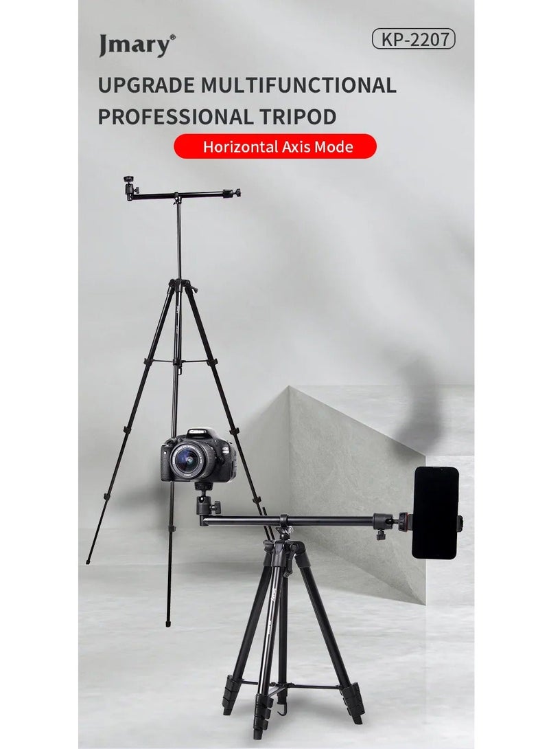 Jmary KP-2207 Overhead & Professional Vloging 2 in 1 Tripod - Image 2