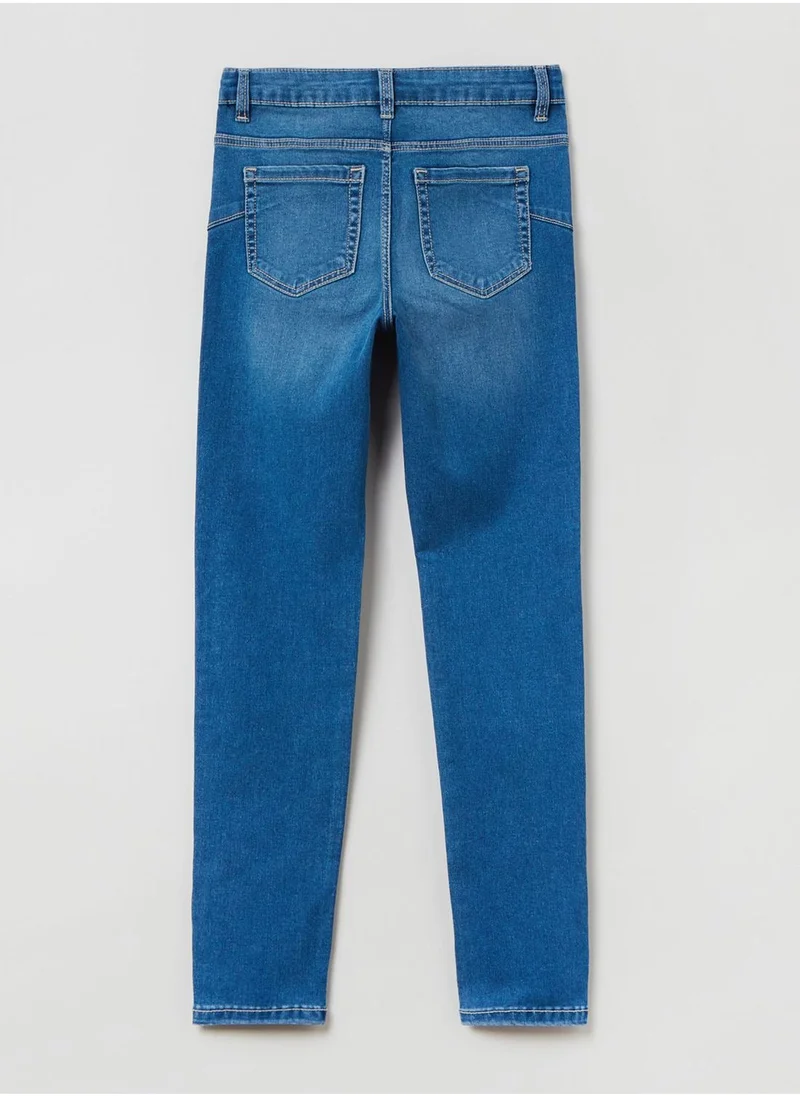 او في اس Youth Straight Fit Jeans