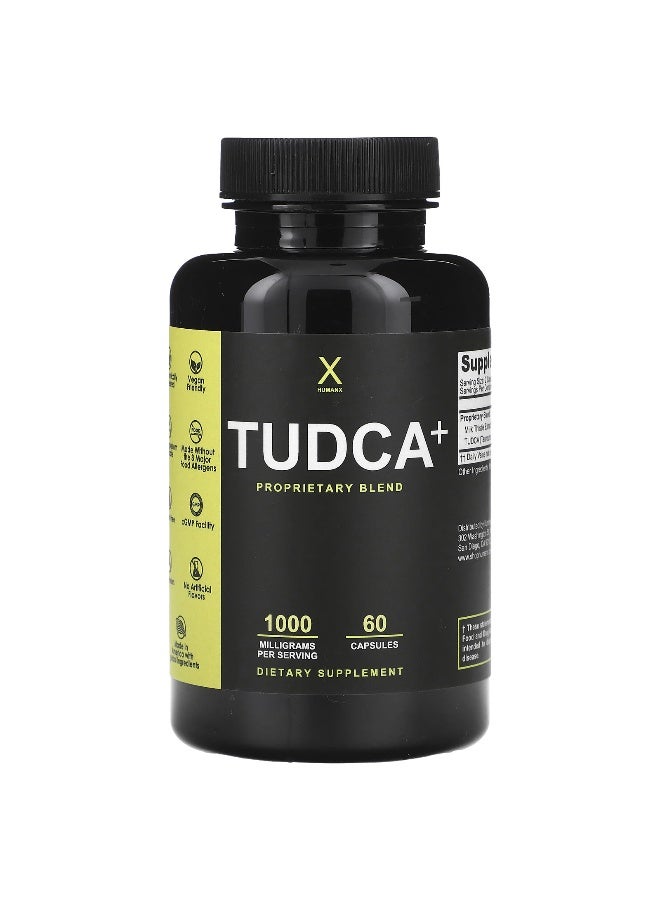 Humanx, Tudca+, 1,000 mg, 60 Capsules (500 mg per Capsule) (Packaging may vary) - Image 1