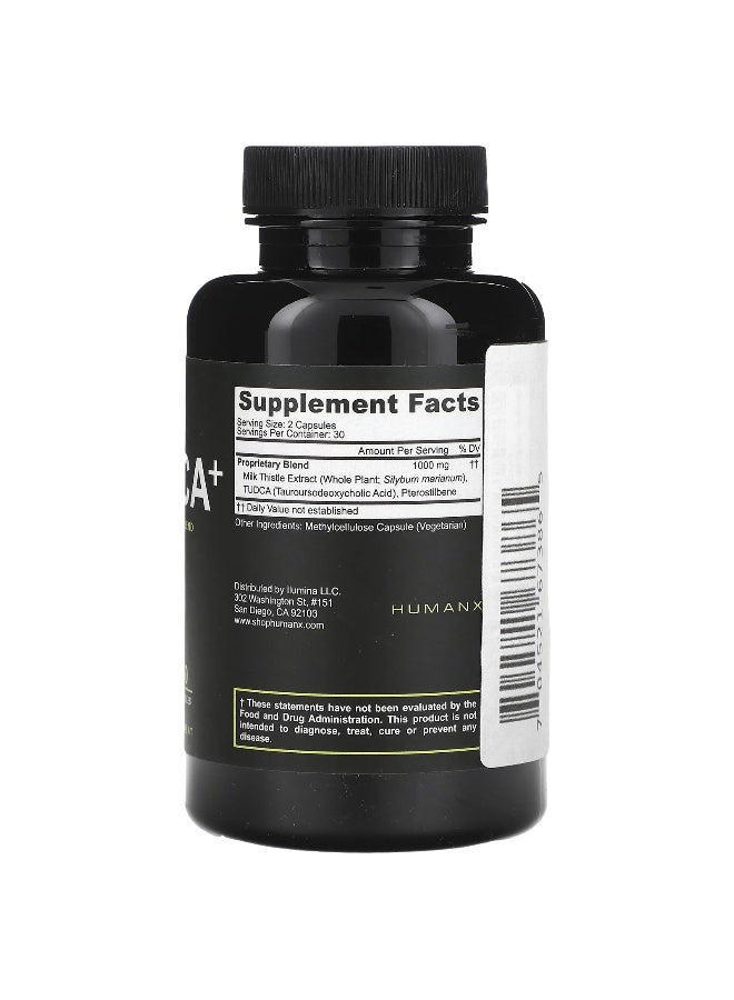 Humanx, Tudca+, 1,000 mg, 60 Capsules (500 mg per Capsule) (Packaging may vary) - Image 2