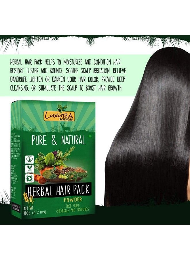Luxura Sciences Natural Hair Pack For Dry Hairhair Growthhair Fall And Damaged Hair Repair Hair Mask(100 Grams)  - Image 5