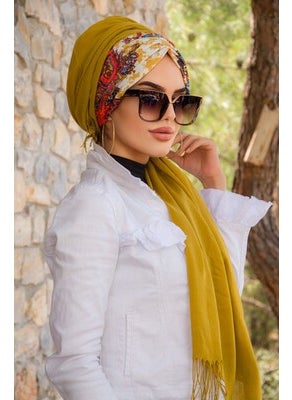 Aişe Tesettür Aisha Hijab Pleated Ready Shawl - 50601  - Image 4