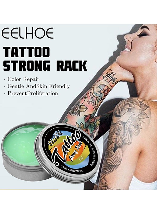 EELHOE Repair Tattoo After Care Soothing Gel & Moisturizer For New Tattoos Natural Ingredients Soothing Tattoo Care Prevents Skin Irritation And Damage Fragrance Free (50g) - Image 1