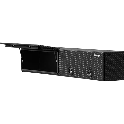 Buyers Products Company Buyers Products, 18x16x96 Textured Matte Black Aluminum Topsider, Width 18 in, Material Aluminum, Color Finish Diamond Plate Silver, Model# 1722770 - Image 5