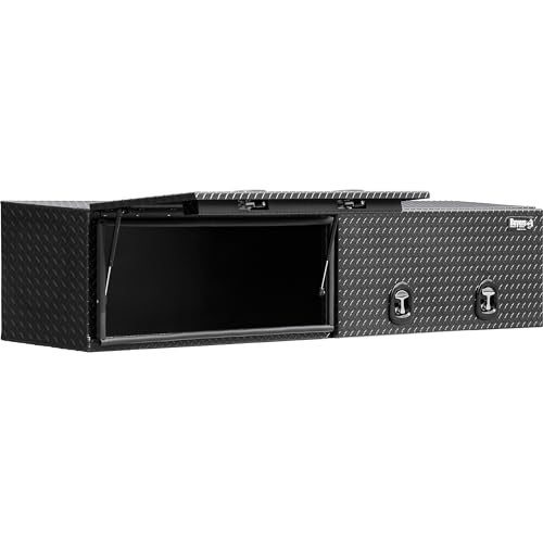 Buyers Products Company Buyers Products, 18x16x96 Textured Matte Black Aluminum Topsider, Width 18 in, Material Aluminum, Color Finish Diamond Plate Silver, Model# 1722770 - Image 2