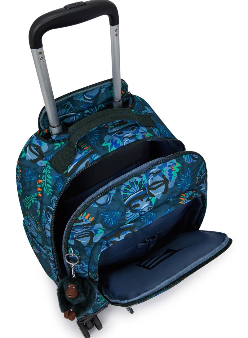 كيبلينغ حقيبة ظهر بعجلات كبيرة (بحماية للابتوب) للجنسين - بلو مونكي فن زيا - Image 3