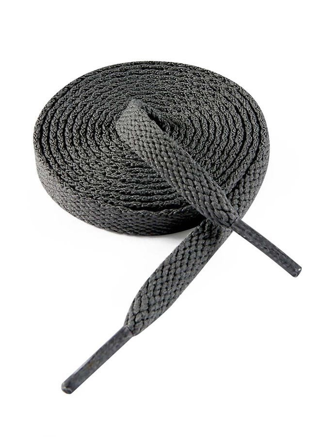 VSUDO 54" Flat Dark Gray Shoe Laces for Sneakers, Shoelaces, Shoe Strings - Replacements for Women or Men (1 Pair-137CM) - Image 1