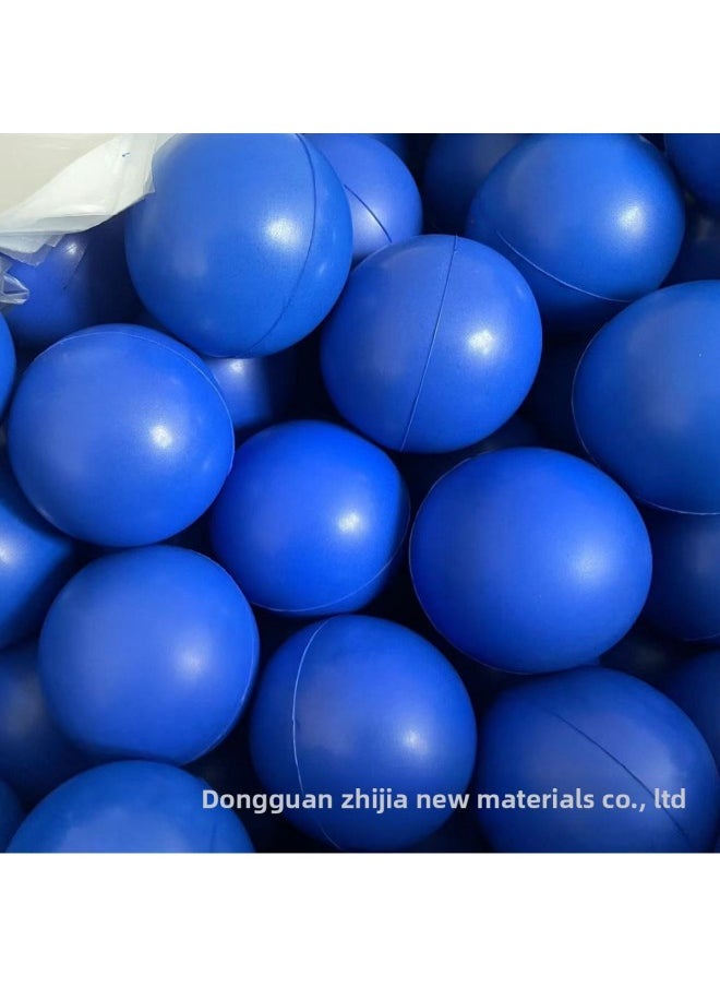 Generic Spot Pu Glossy Colorful Pressure Ball Polyurethane Solid Foam 70mm Conventional Decompression Ball-Color:Special Shot Of Sample  - Image 2