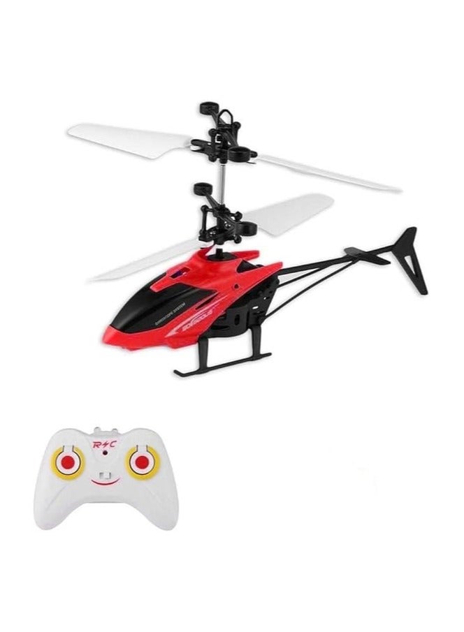 Helicopter Control and infrared sensor with remote control ,Black & Red - Image 1