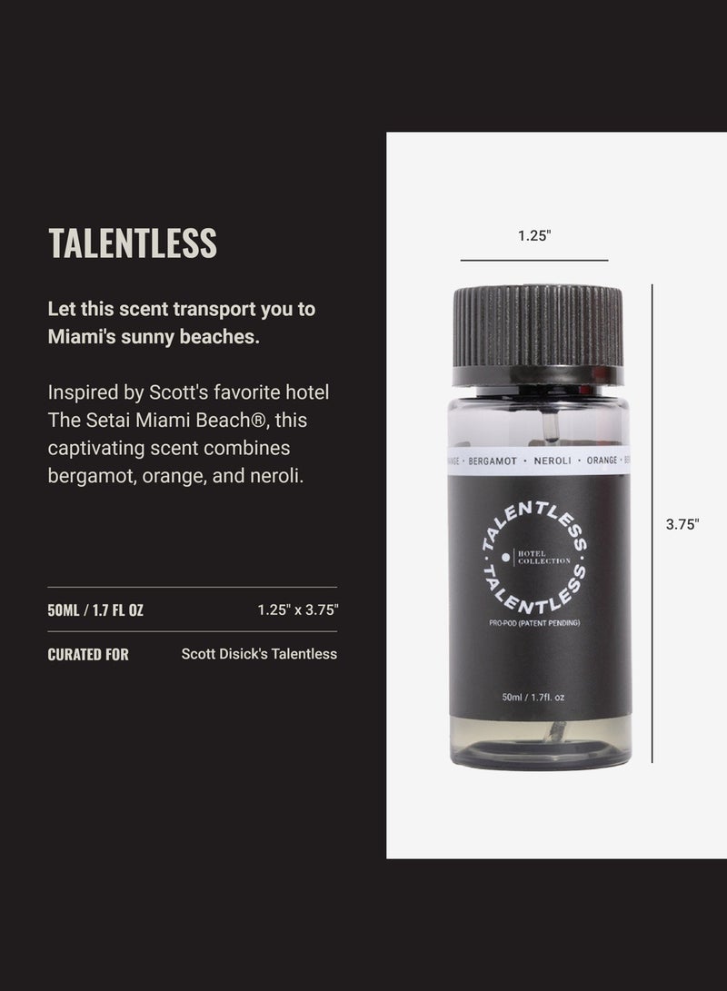 Hotel Collection Talentless Pod Diffuser Oil-Oil Blend-Scott Disick Collaboration-Luxury Hotel Inspired-Lemon Zest, Juniper Berries& Agarwood - Image 3