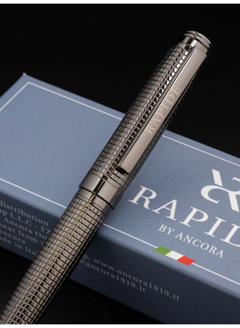 Ancora Rapide Turin Black Ballpoint Pen – Luxury Writing Instrument