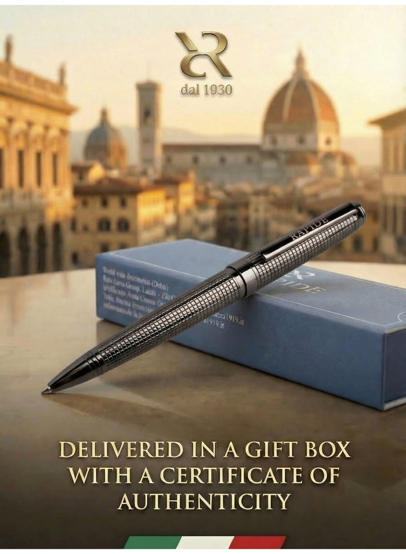 Ancora Rapide Turin Black Ballpoint Pen – Luxury Writing Instrument - Image 2
