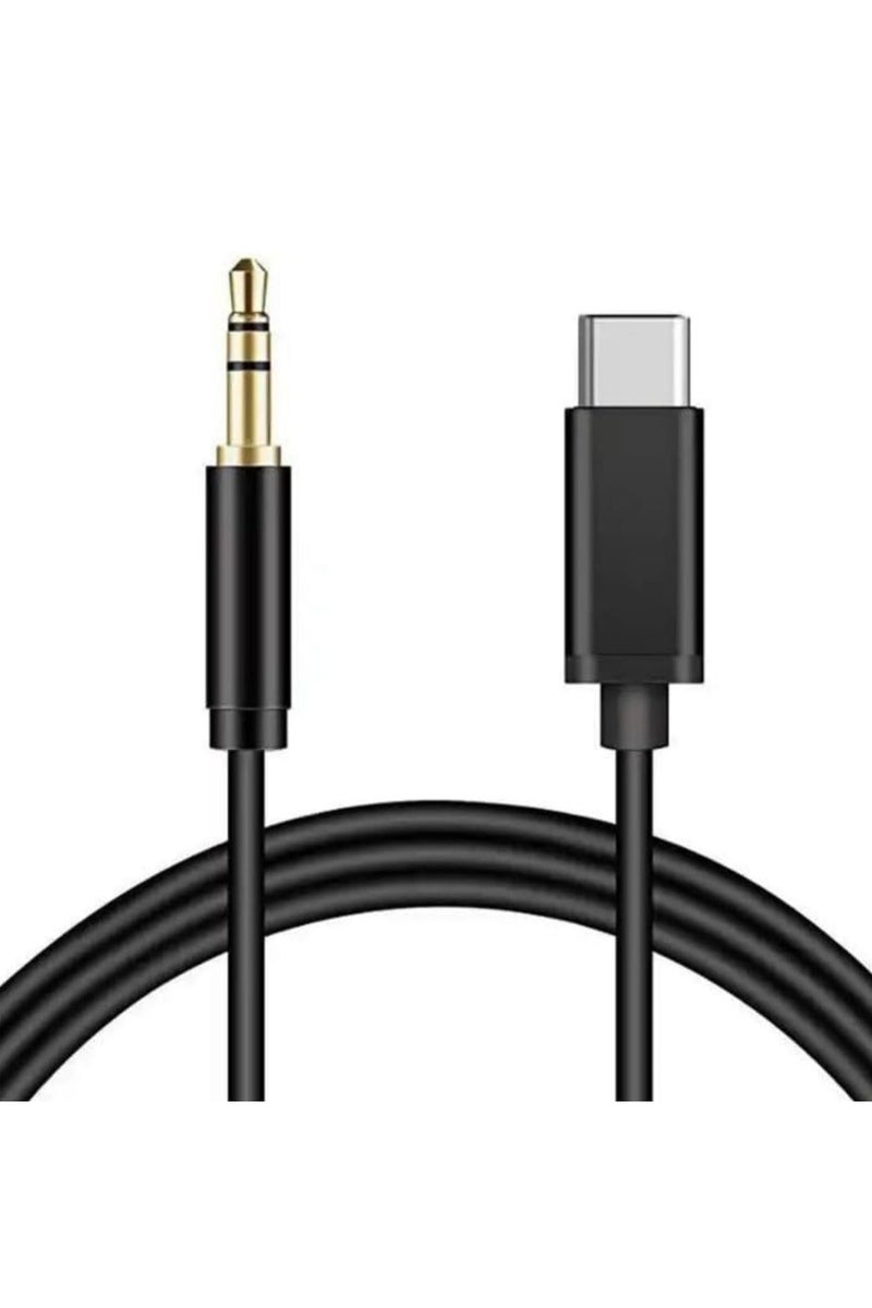 USB C to 3.5mm Audio Aux Cable 1M – Type C to Headphone Jack Cord Compatible with iPhone 16/15 Pro Max, Google Pixel, Samsung Galaxy S24/S23/S22/S21/S20 Ultra/Note 20/10 Plus - Image 1