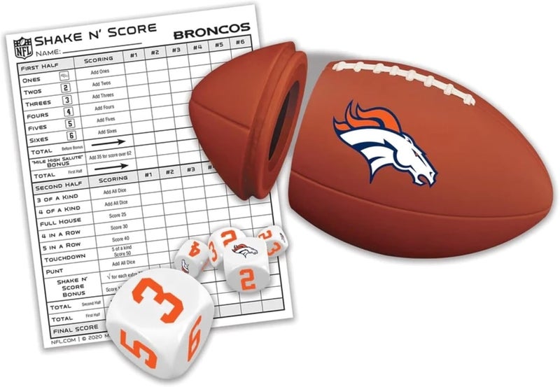 Master Pieces NFL Shake N' Score Travel Dice Game - Image 3