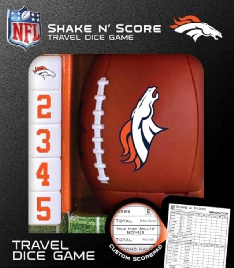 Master Pieces NFL Shake N' Score Travel Dice Game - Image 2