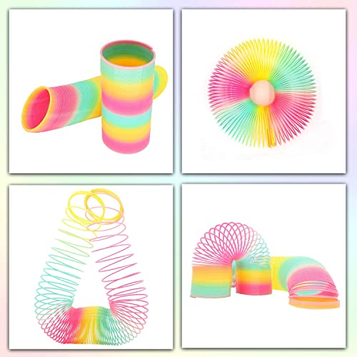 Vinciph 42 Inch Boxed Jumbo Rainbow Coil Spring ToyClassic Giant Novel Magic Decompression Spring ToyGreat for Small Party Favor Stocking Stuffers for Kids Adults - Image 5