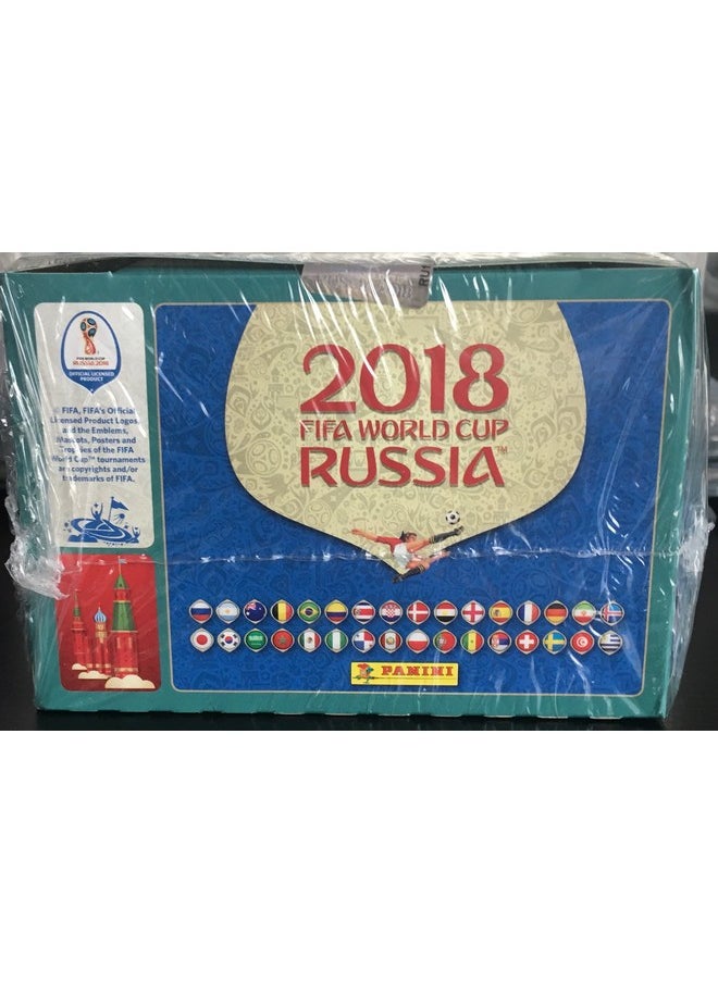 Panini - Russia 2018 World Cup Sticker Box International Version 104 Packets - Image 1